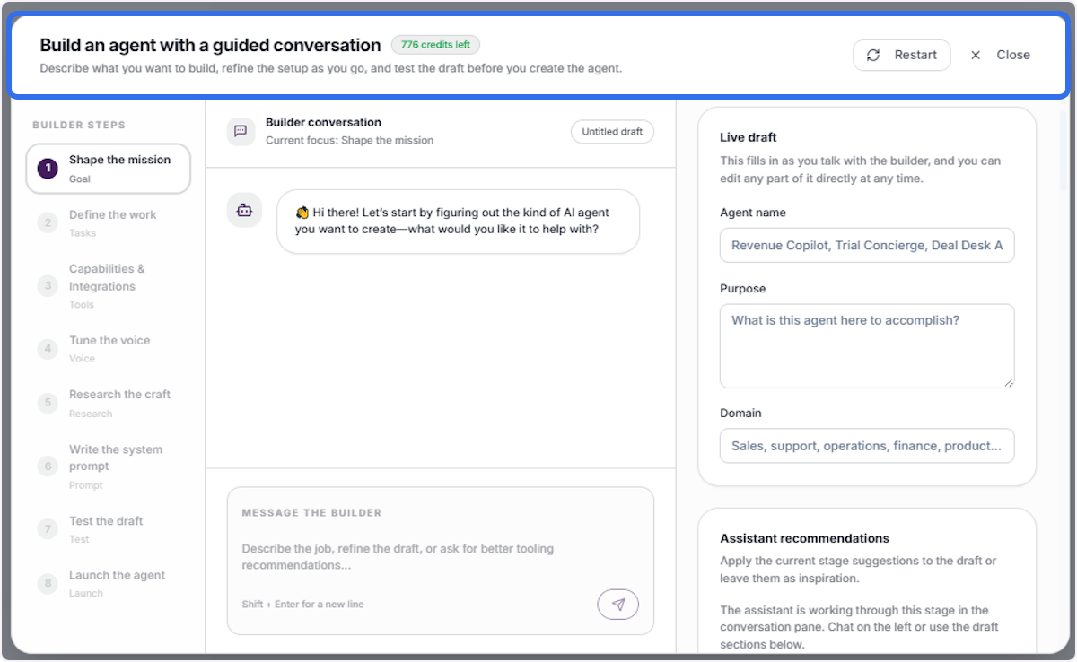 Begin the Guided Conversation