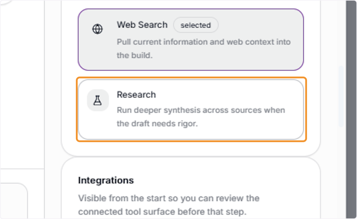 Enable Research Capability