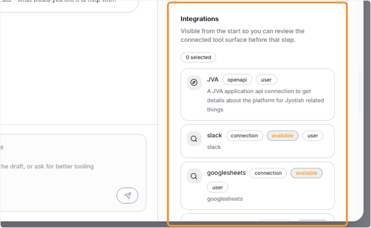 Review Available Integrations