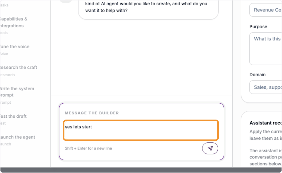 Send Your First Builder Message