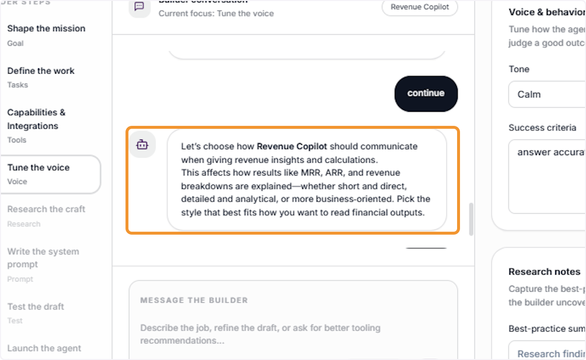 Respond to the Communication Style Prompt