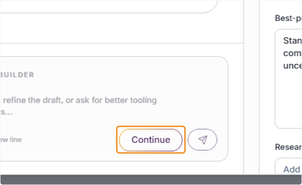 Confirm Research Findings and Continue