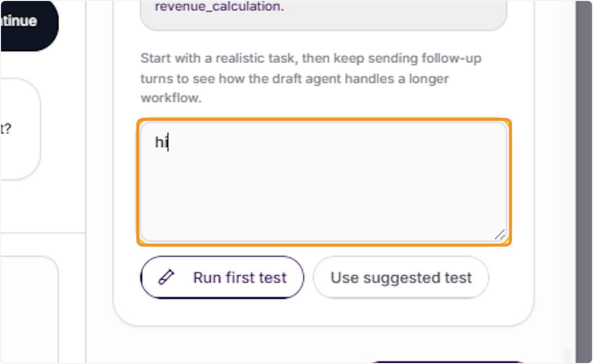 Enter a Custom Test Prompt