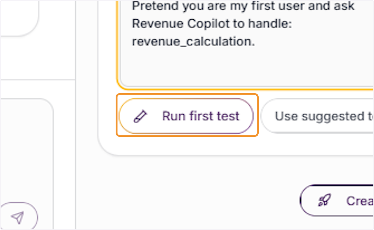 Run the First Test