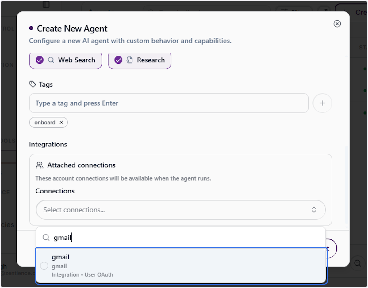 Select the Desired Integration