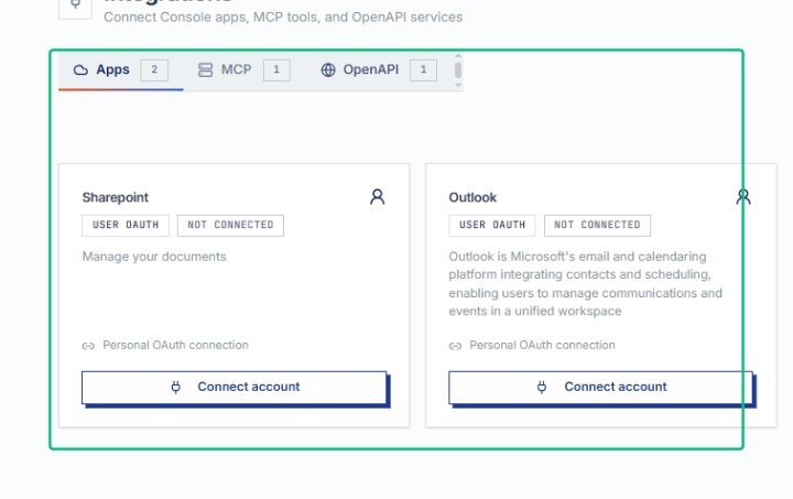 Navigate to Integrations