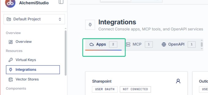 Switch to the Apps tab