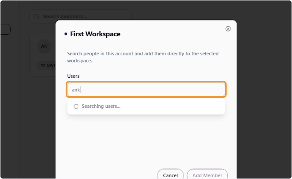 Filter Users by Name or Email