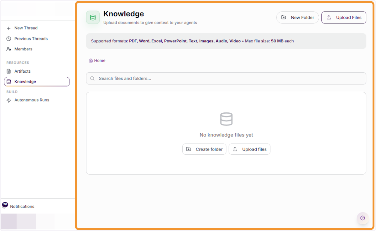 Explore the Knowledge Base