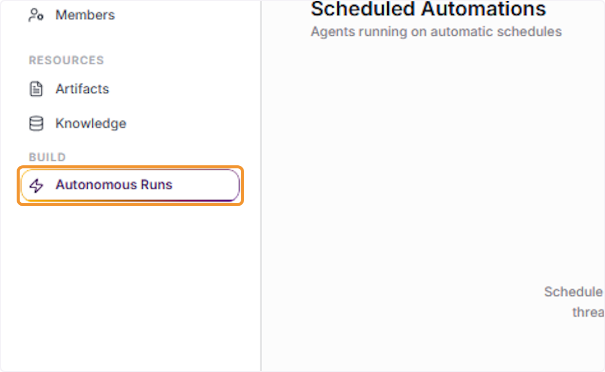 Access Autonomous Runs