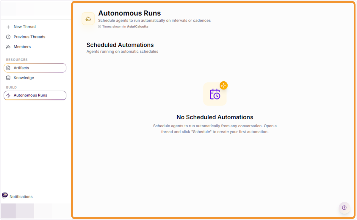 View Scheduled Automations