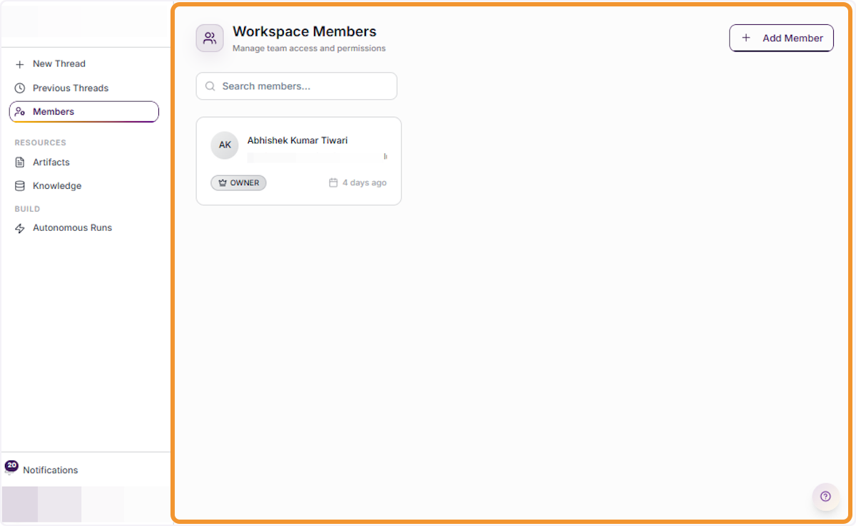 View Member Details and Add Members