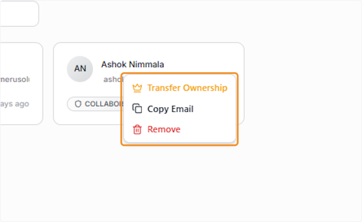 View Ownership Transfer Options
