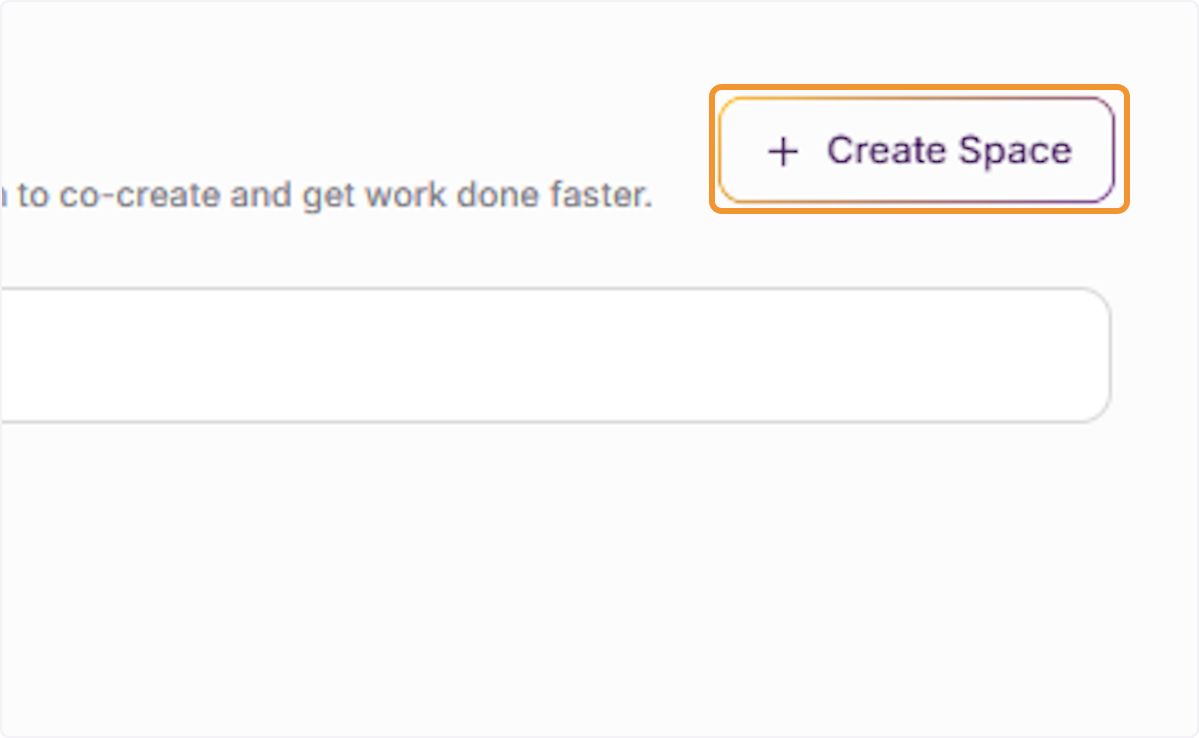 Initiate a New Workspace Creation