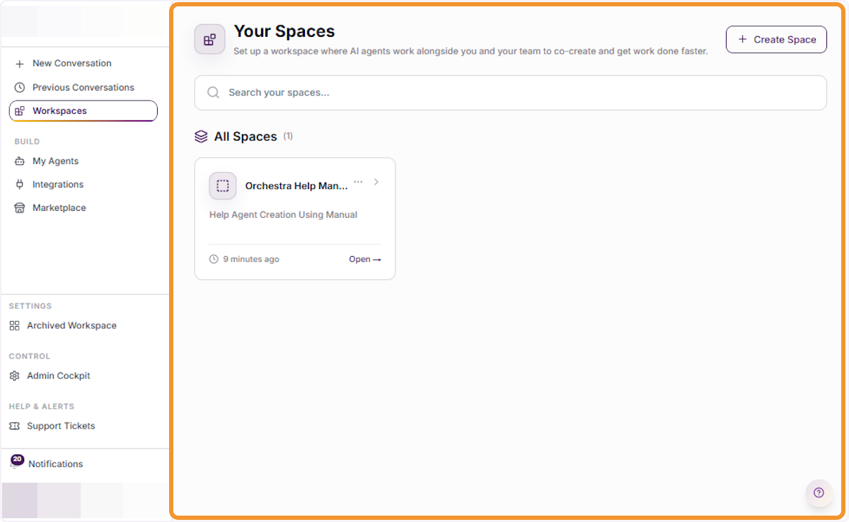 View All Your Workspaces