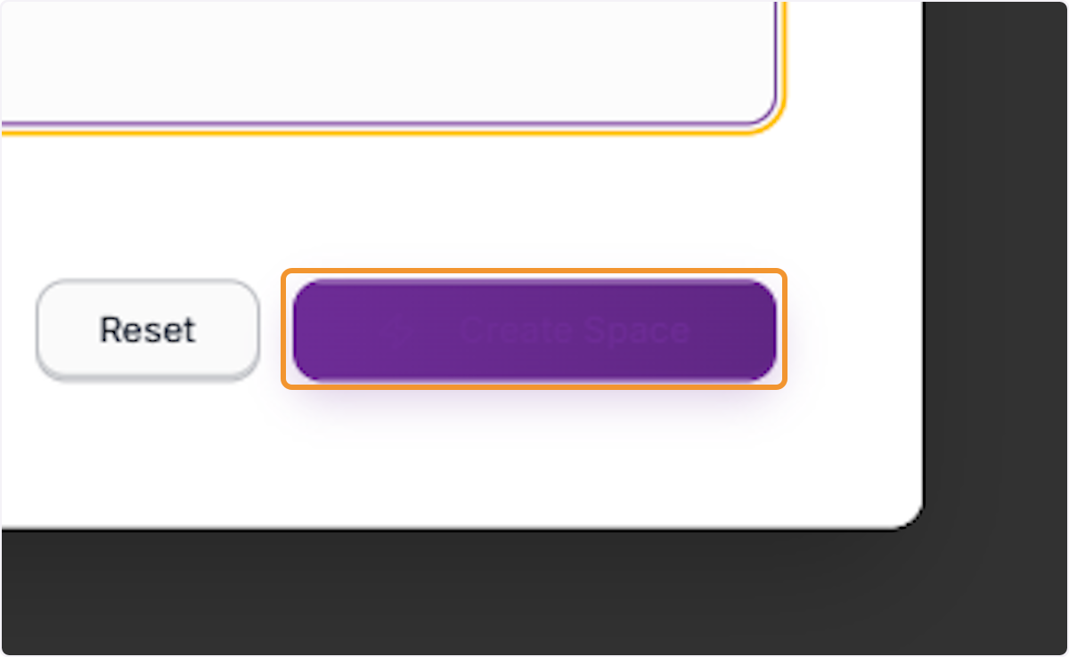 Confirm and Create the Workspace