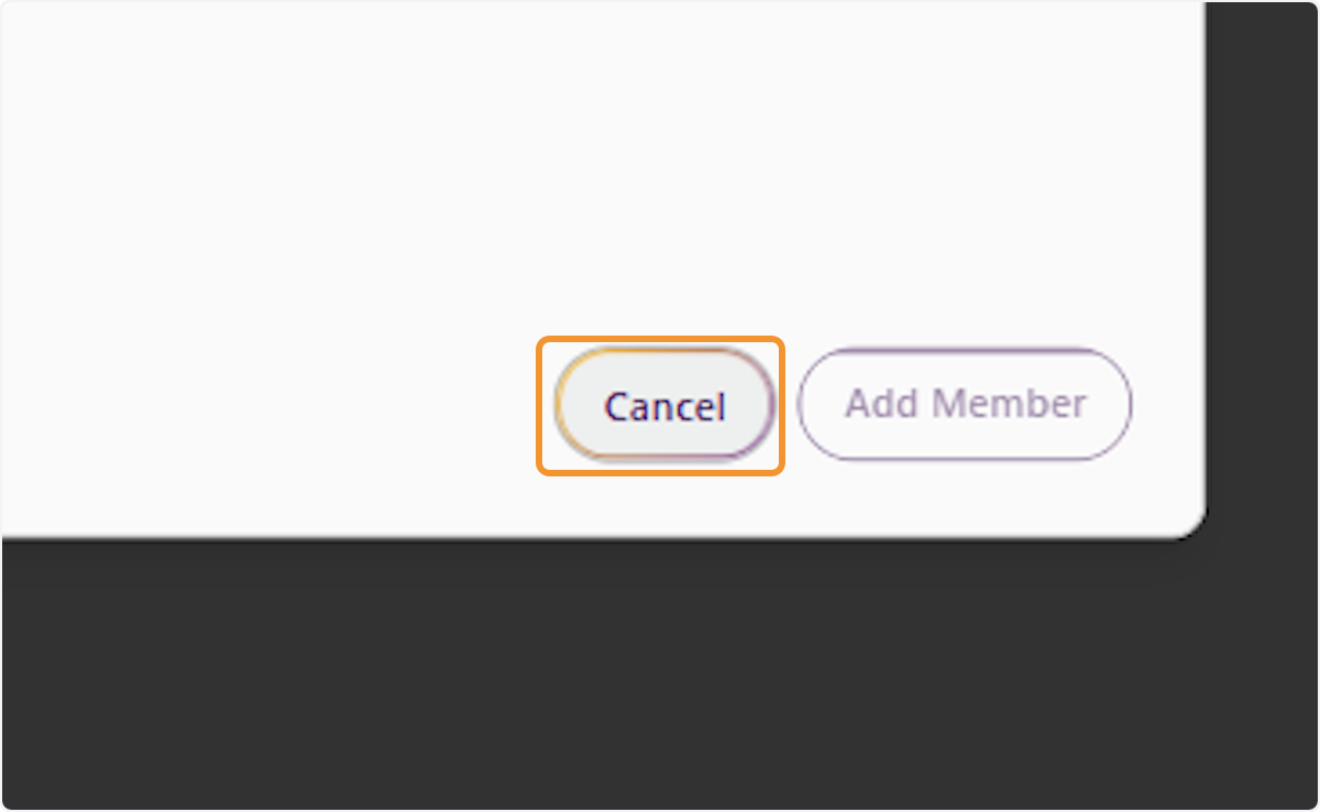 Cancel the Share Action