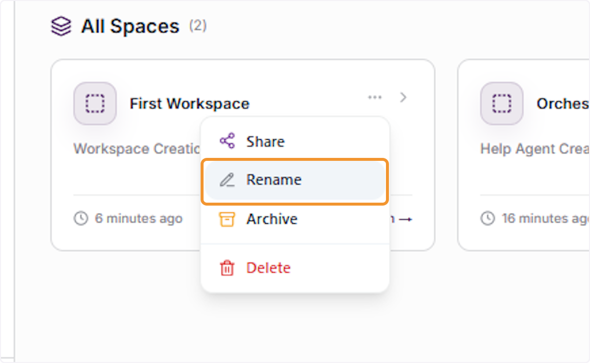 Select Rename from Options