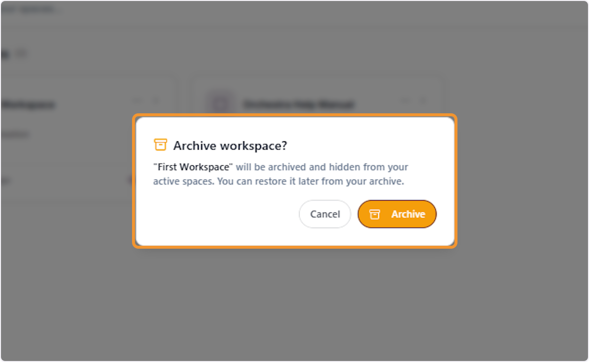 Review Archive Confirmation