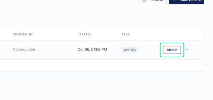 Open the Attach dialog