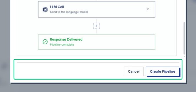 Create Pipeline to save the configuration