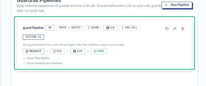 Select the guard Pipeline card