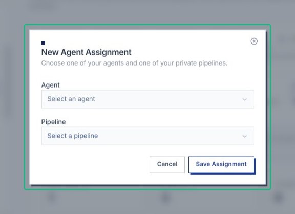 Review the New Agent Assignment dialog