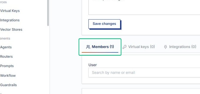 Switch to the Members tab