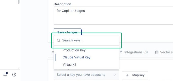 Review the available keys