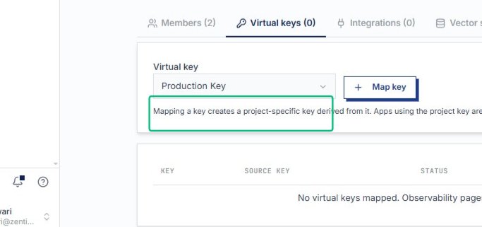 Select Production Key