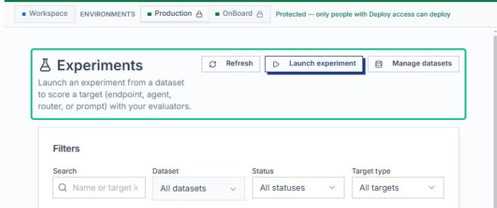 Locate the Experiments section