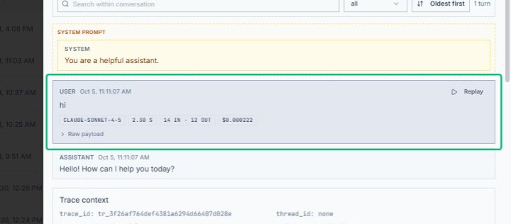 Expand the user message