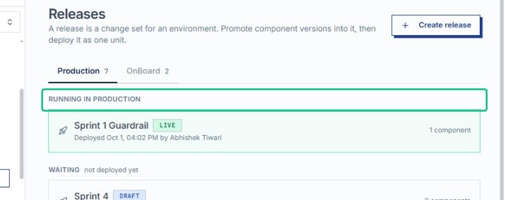 Expand the Running in Production section