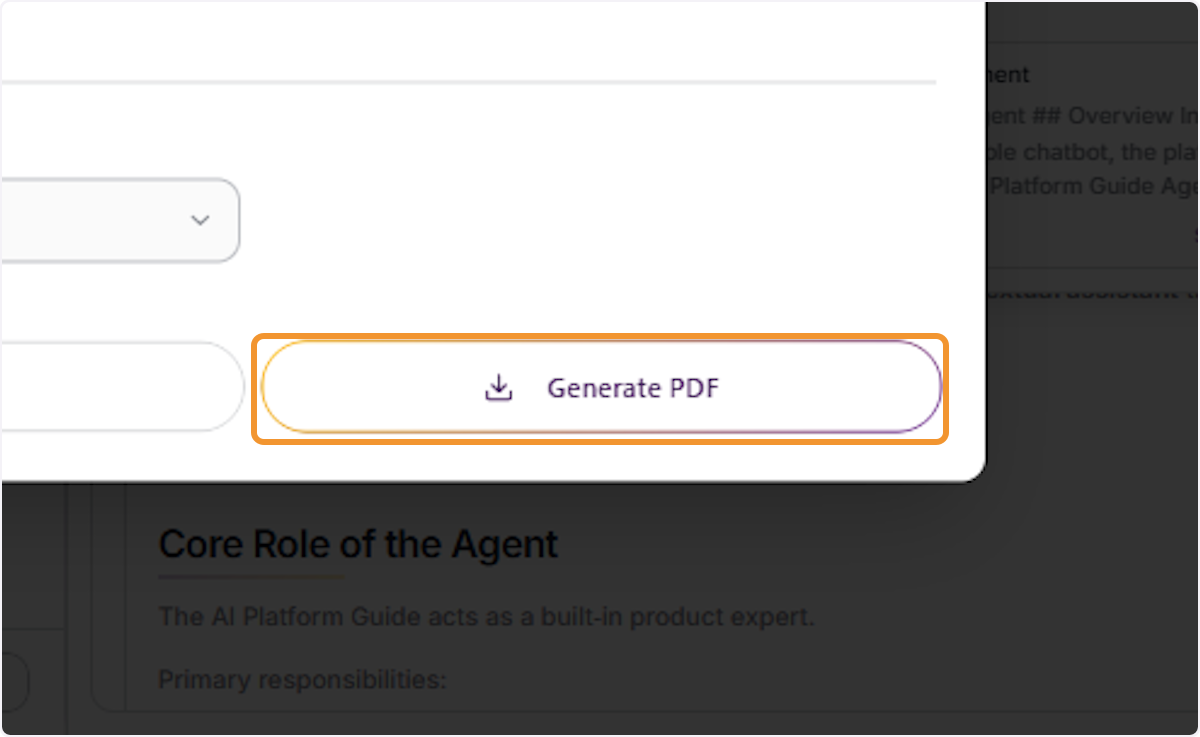 Generate the PDF