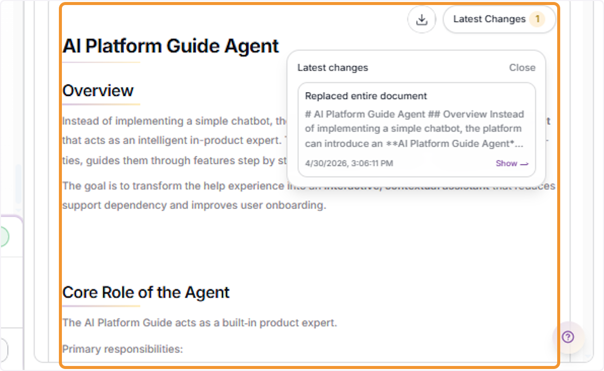 Review the Full Artifact Document