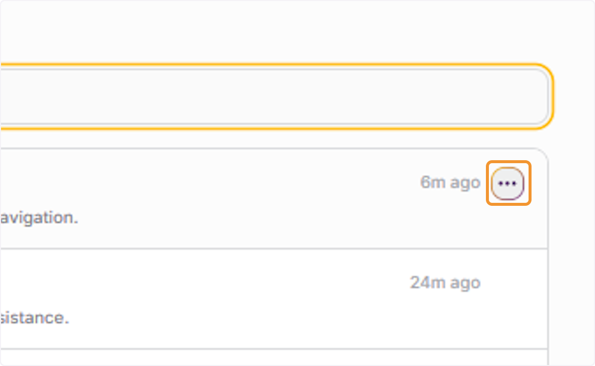 Open the Conversation Actions Menu