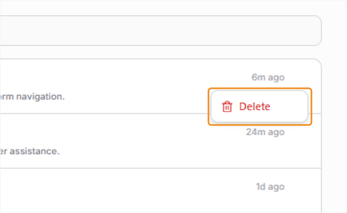 View Available Conversation Actions