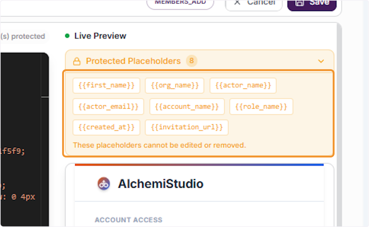 Understand Available Dynamic Placeholders