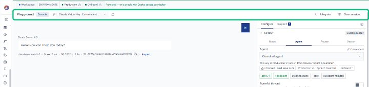 Review the Playground header