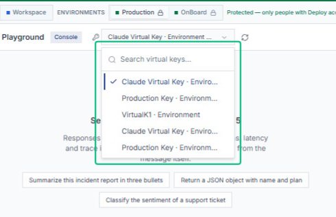 Close the virtual key selector