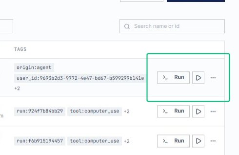 Select the Run cell