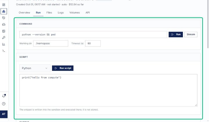 Review the COMMAND section