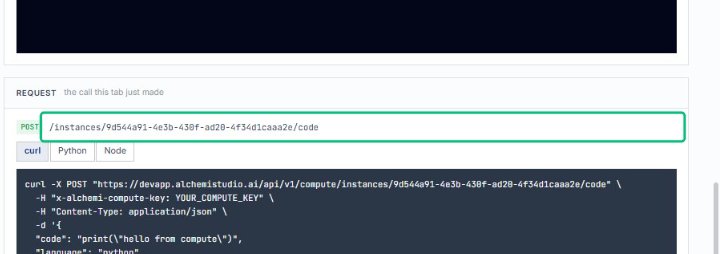 Review the POST endpoint details