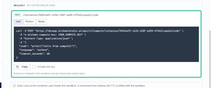 Review the POST /instances/9d544a91-4e3b-430f-ad20 request
