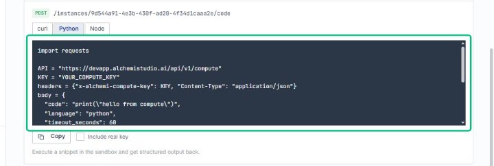 Review the Python request snippet