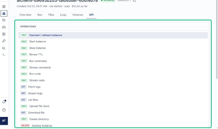 Review the OPERATIONS section